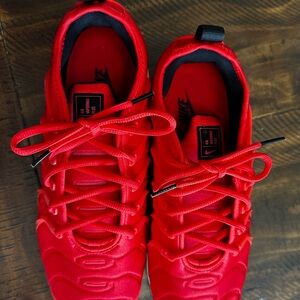 Nike Red Athletic Sneakers with Black Logo